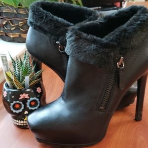 Heeled Black Boots